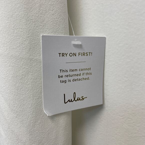 Lulus Womens Exceptional Romance White‎ Off the Shoulder Mermaid Maxi Dress XL - Picture 7 of 8